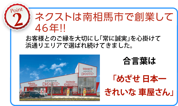 ネクストは南相馬市で創業して46!!